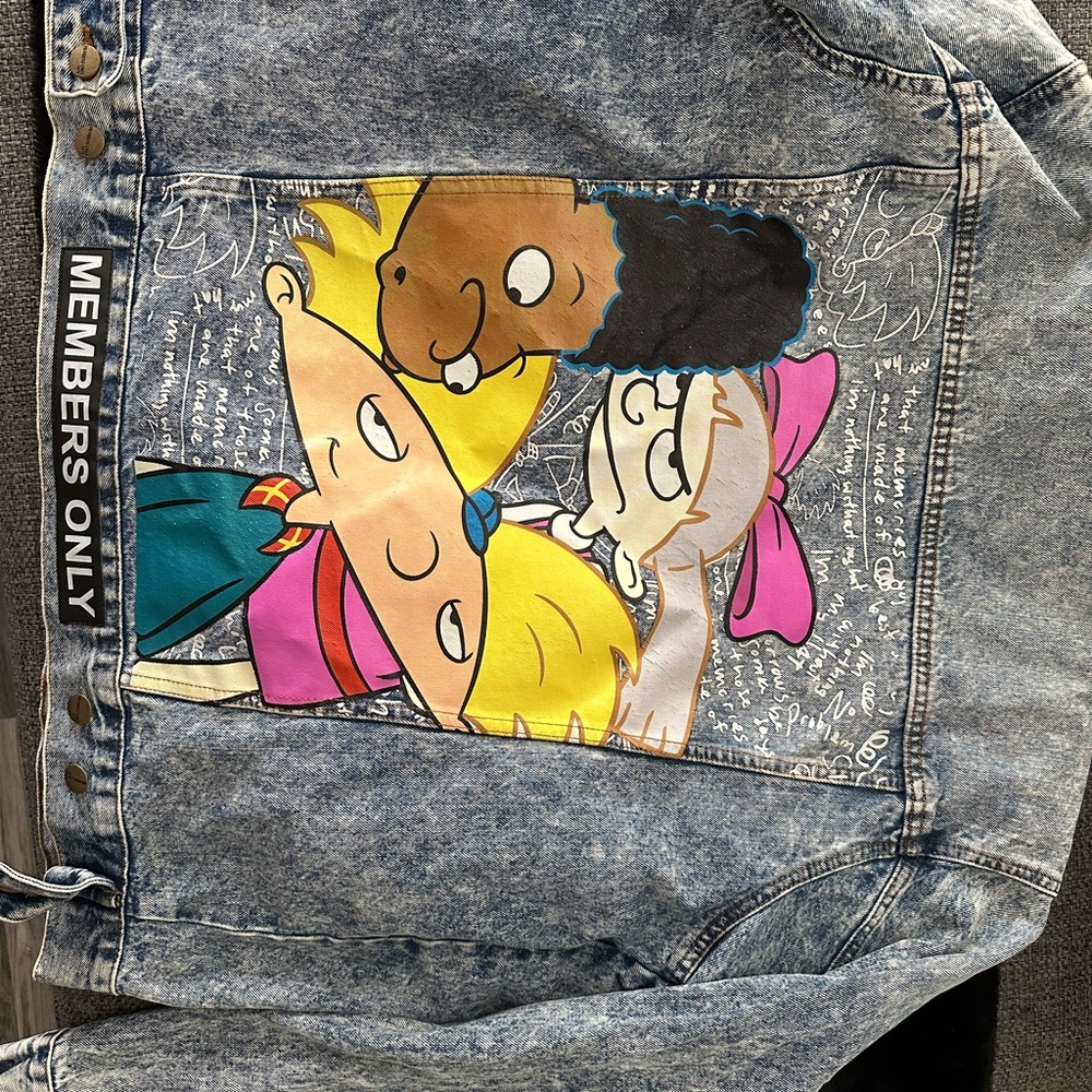 Hey Arnold members only Jean jacket